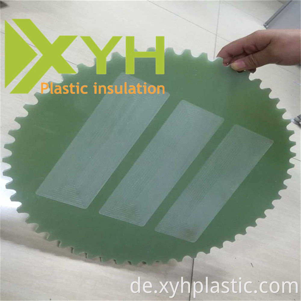 Machined FR4 epoxy fiberglass plate